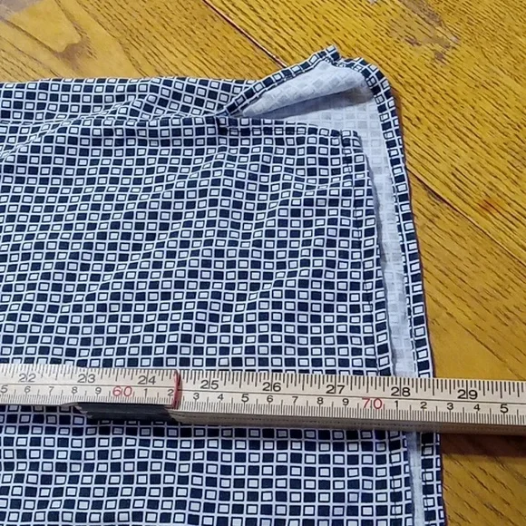 CIRCA MENS SILK Shirt XL EXTRA LARGE Black white Casual Work PREOWNED - Picture 2 of 5